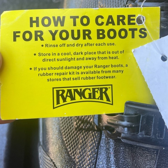 Ranger By Honeywell Men’s Rubber Overshoe Boots Muck Boots Workwear Size 13 - Picture 7 of 10